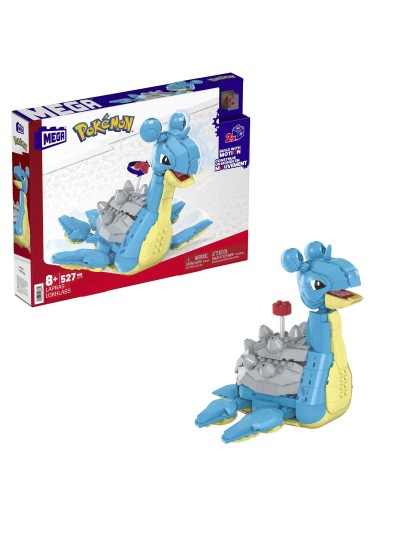 Figura mattel mega construx pokemon lapras 527 piezas