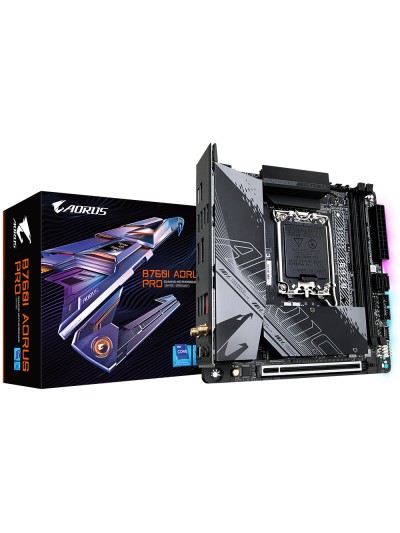 Placa base gigabyte b760i aorus pro 1700 mitx 2xddr5