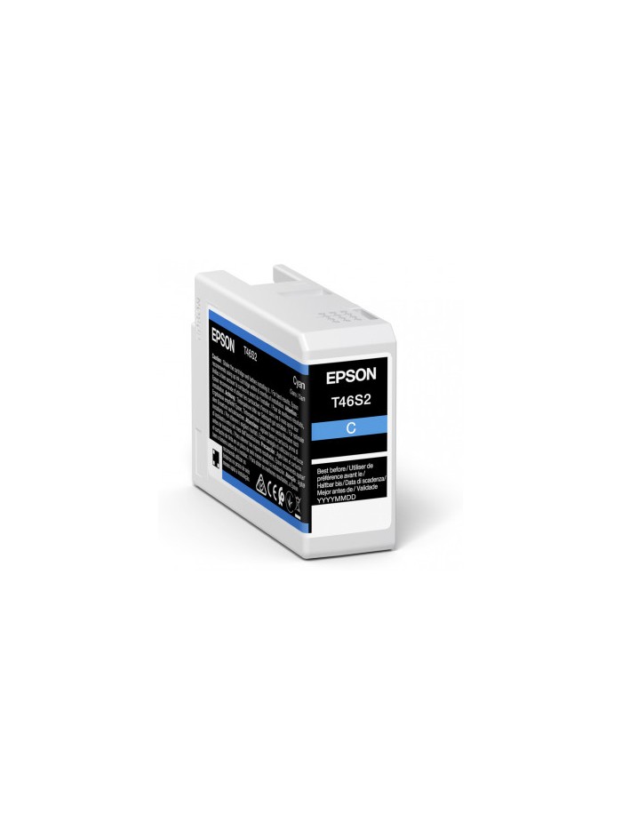 Cartucho tinta epson cyan t46s2 ultrachrome pro 10 ink 25ml sc - p700 Cartucho tinta epson cyan t46s2 ultrachrome pro 10 ink 25ml sc - p700