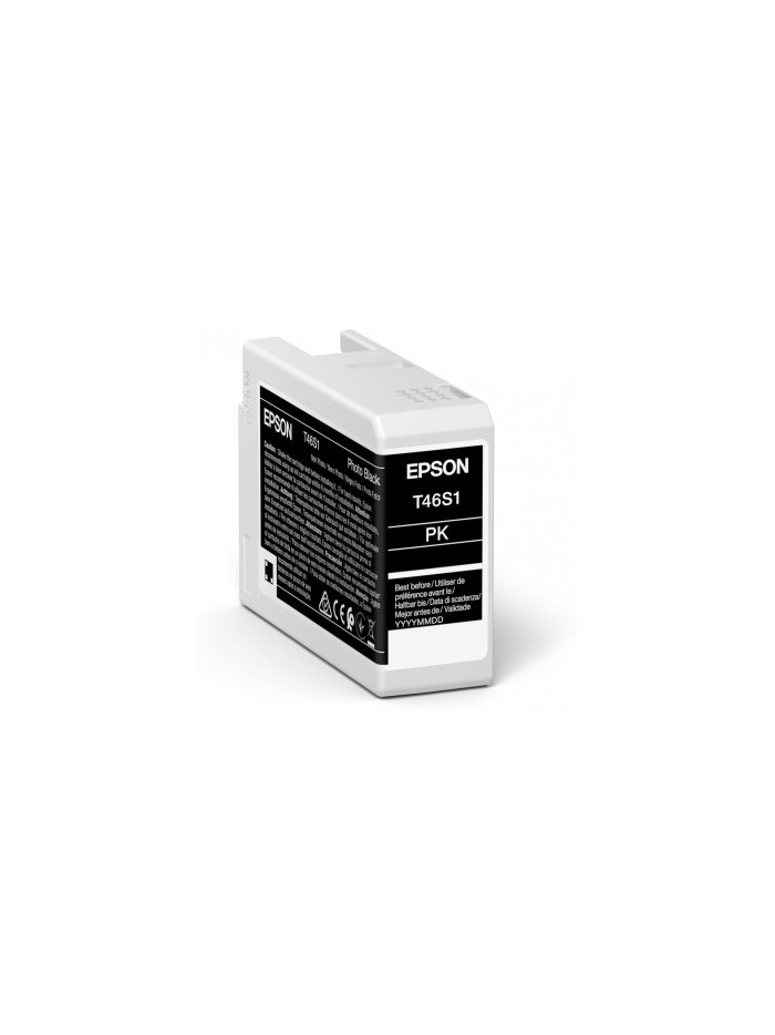 Cartucho tinta epson photo negro t46s1 ultrachrome pro 10 ink 25ml sc - p700 Cartucho tinta epson photo negro t46s1 ultrachrome pro 10 ink 25ml sc - p700