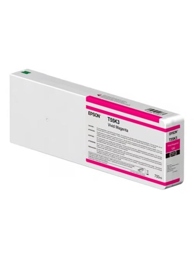 Cartucho tinta epson t55k300 ultrachrome hdx - hd magenta 700ml