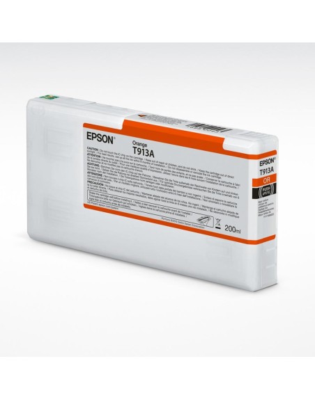 Cartucho tinta epson t913a naranja 200ml