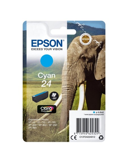 Cartucho tinta epson 24 cian