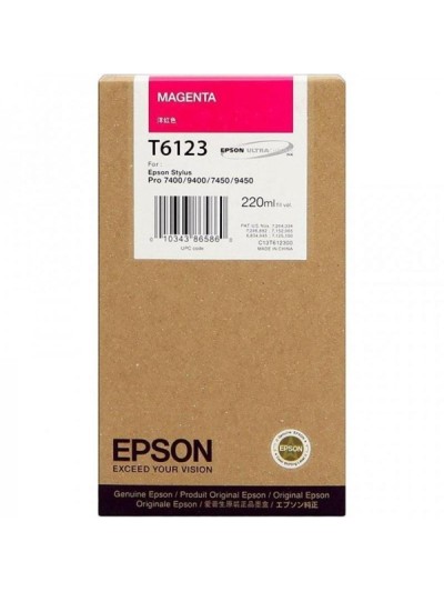 Cartucho tinta epson stylus photo 7450 - 9450 - 7400 - 9400 magenta 220ml