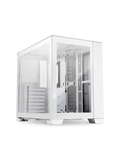 Caja ordenador gaming lian li pc - o11 dynamic mini atx cristal templado blanco