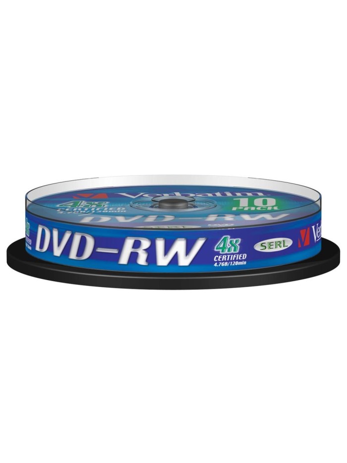 Verbatim dvd - r 4.7gb 4x tarrina 10uds Verbatim dvd - r 4.7gb 4x tarrina 10uds