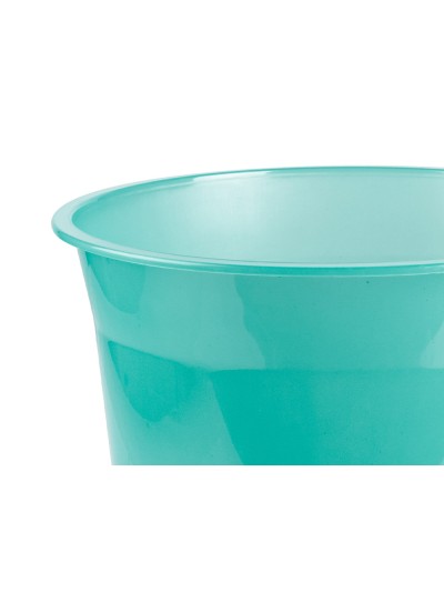Papelera plastico liderpapel menta translucido 13 litros 275x285 mm