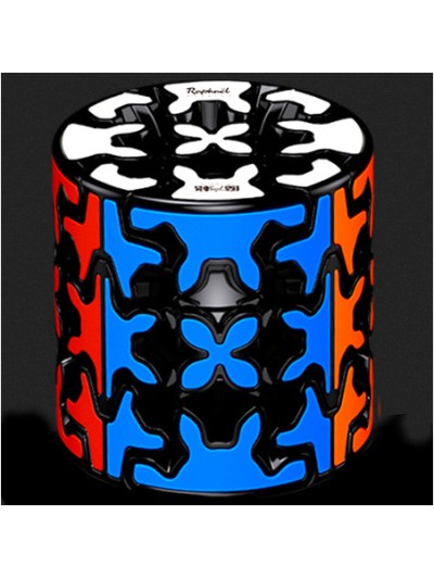 Cubo de rubik qiyi gear barrel 3x3 bordes negros