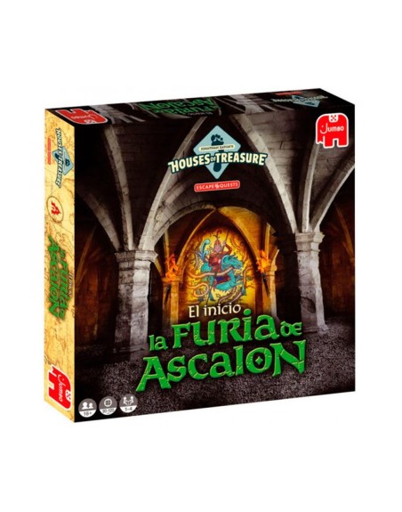 Juego de mesa escape quest el inicio - la furia de ascalon pegi 16