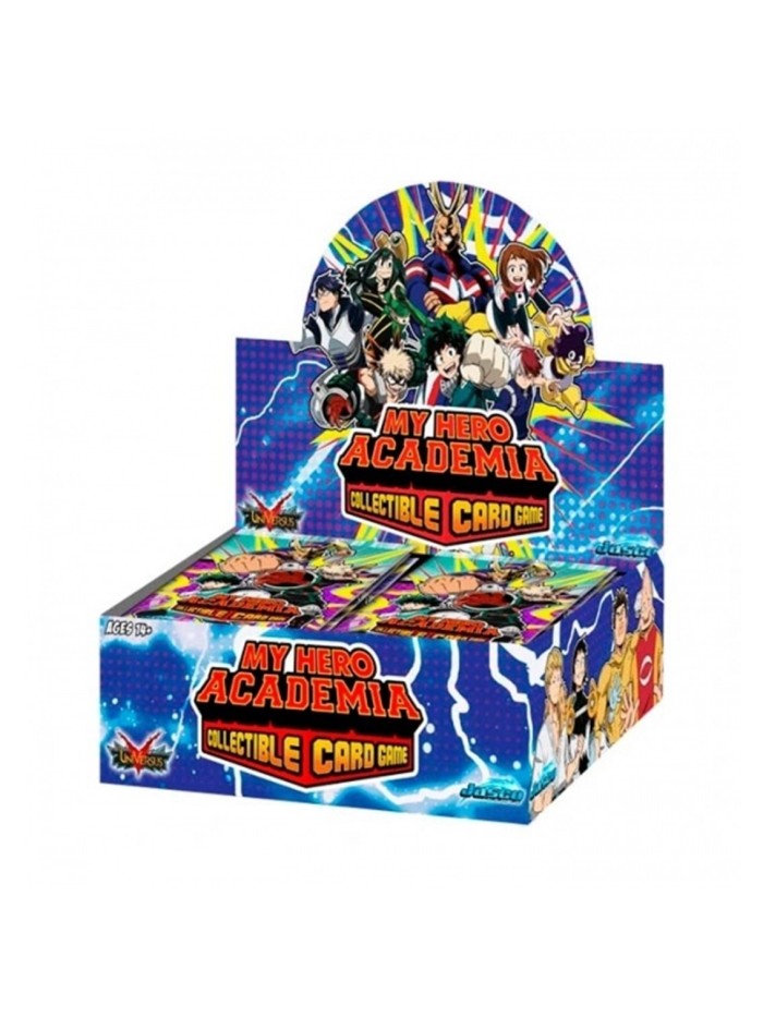 Juego de cartas my hero academia booster box display ola 1 (24 unidades) inglés Juego de cartas my hero academia booster box display ola 1 (24 unidades) inglés
