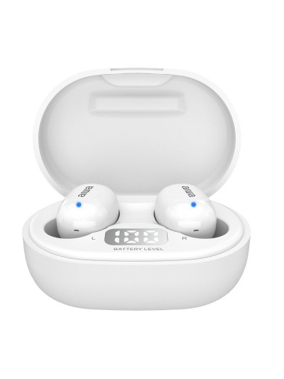 Auriculares inalambricos aiwa ebtw - 150 bluetooth blanco + estuche de carga