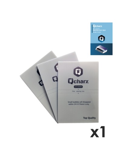 Laminas de proteccion frontales qcharx hidrogel autoreparación qx qx1 1 unidad
