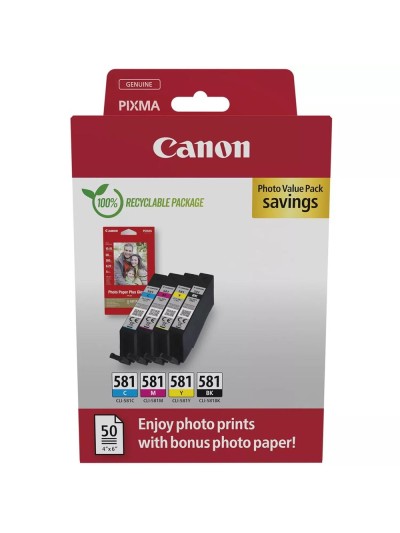 Multipack canon cli 581 bk - c - m - y