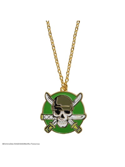 Collar cinereplicas one piece roronoa zoro logo