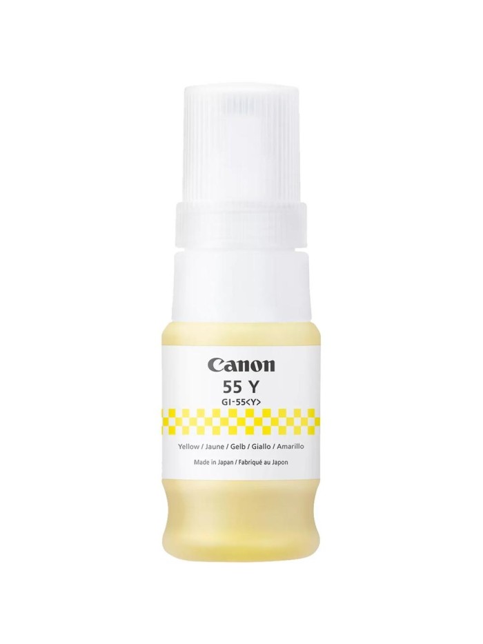Botella tinta canon gi - 55 ink amarillo Botella tinta canon gi - 55 ink amarillo