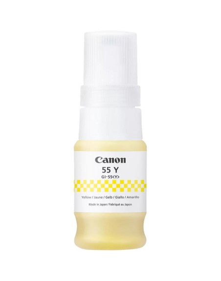 Botella tinta canon gi - 55 ink amarillo