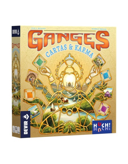 Juego de mesa ganges cartas y karma
