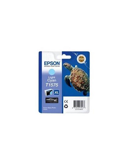 Cartucho tinta epson t157540 cian claro photo r3000 - c13t15754010 - tortuga