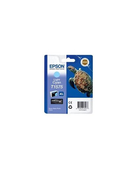 Cartucho tinta epson t157540 cian claro photo r3000 - c13t15754010 - tortuga