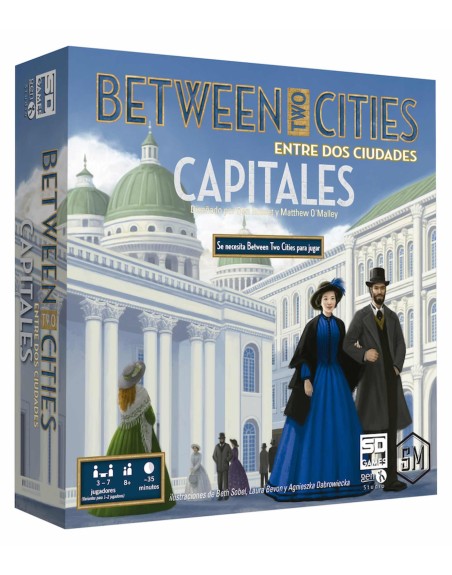 Juego de mesa between two cities entre dos ciudades capitales pegi 8