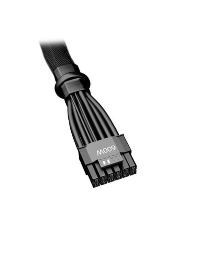 Cable adaptador be quiet 12vhpwr cph - 6610 0.60m - dark power 12 - straight power 11 - pure power 11
