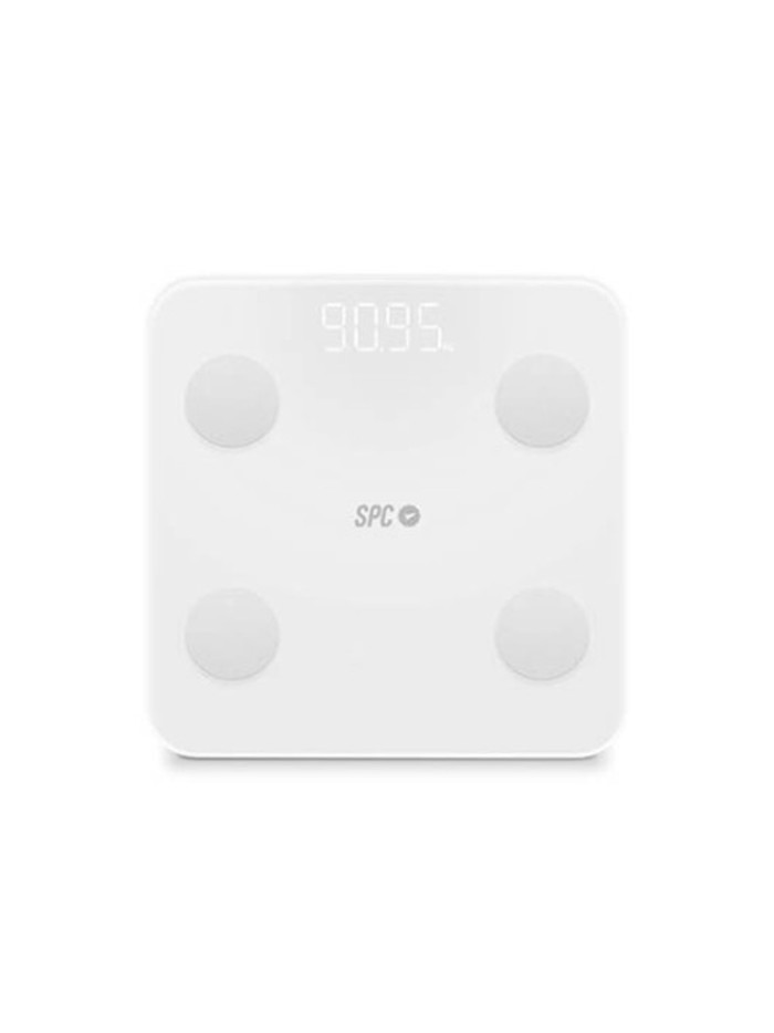 Bascula digital spc atenea fit 3 blanca pantalla led - wifi - app spc iot - contr. peso - imc Bascula digital spc atenea fit 3 blanca pantalla led - wifi - app spc iot - contr. peso - imc