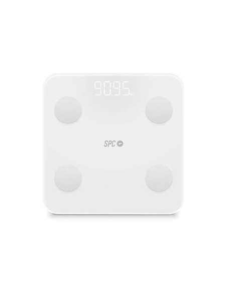 Bascula digital spc atenea fit 3 blanca pantalla led - wifi - app spc iot - contr. peso - imc