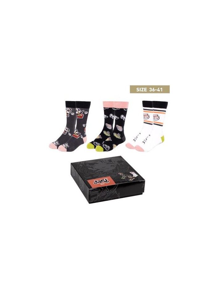 Pack calcetines 3 piezas otaku talla 36 - 41 Pack calcetines 3 piezas otaku talla 36 - 41
