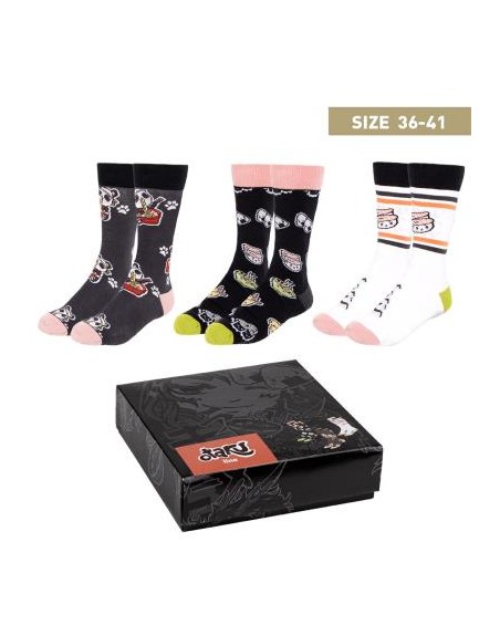 Pack calcetines 3 piezas otaku talla 36 - 41