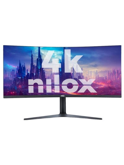 Monitor curvo gaming nilox nxm344kd11 34 pulgadas uwqhd 144hz