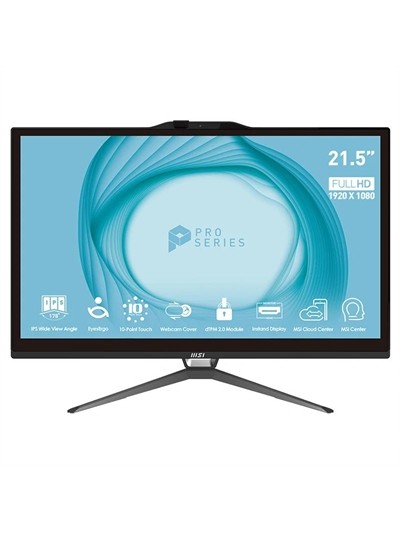 Ordenador all in one aio msi pro ap222t - 208es i3 - 13100 8 256 w11h 22 pulgadas tactil