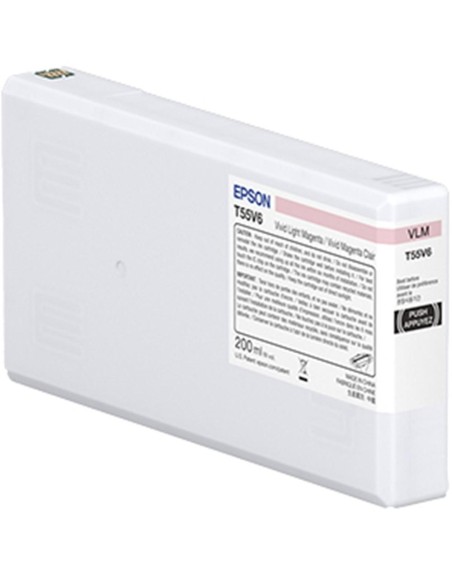 Cartucho tinta epson t55w6 light magenta