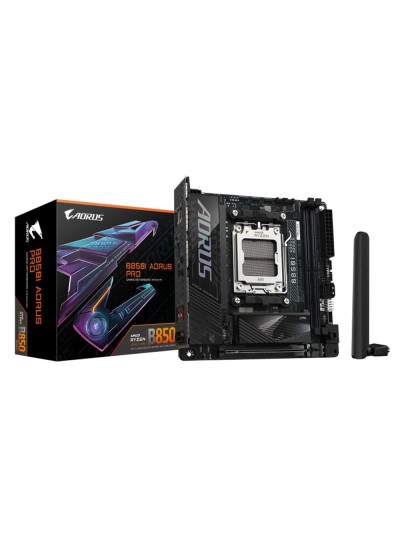 Placa base gigabyte b850i aorus pro m - itx - 4x ddr5 - 4x sata3 am5