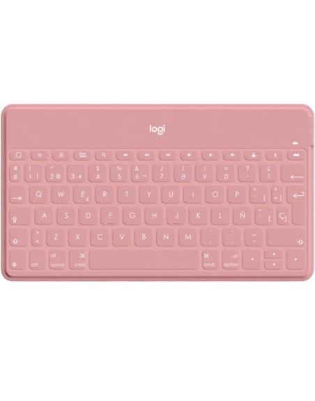 Teclado logitech keys to go wireless inalambrico para iphone ipad y apple tv blush