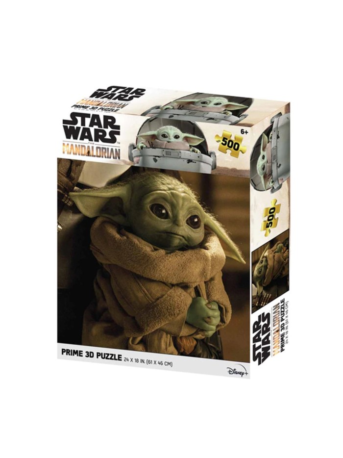 Puzle lenticular prime 3d 500 piezas the mandalorian grogu cargado 500 piezas Puzle lenticular prime 3d 500 piezas the mandalorian grogu cargado 500 piezas