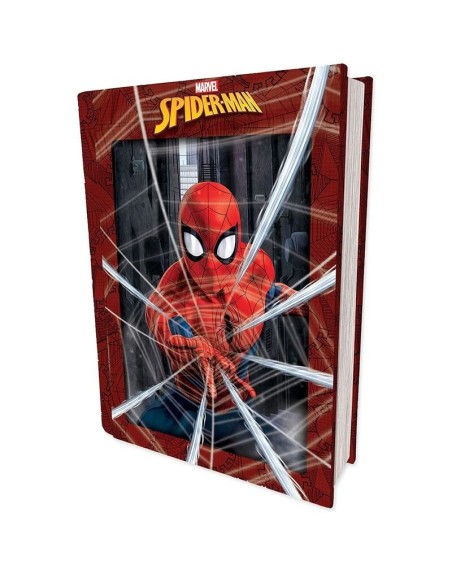 Puzzle libro lenticular prime 3d marvel spiderman 300 piezas