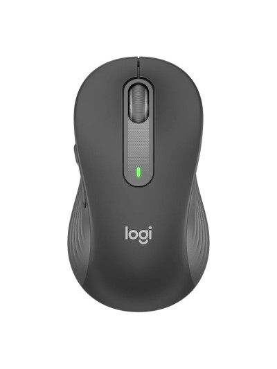 Mouse raton logitech m650 for business grande wireless inalambrico grafito