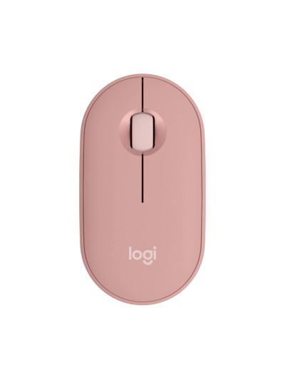Raton inalambrico pebble mouse 2 m350s rosa bluetooth