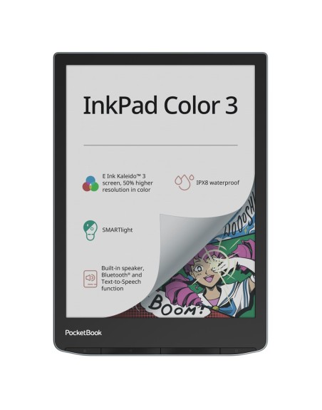 Libro electronico ebook pocketbook inkpad color 3 7.8 pulgadas 32gb - color stormy sea