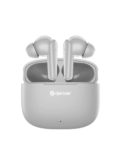 Auriculares denver twe - 48gr inalambrico gris