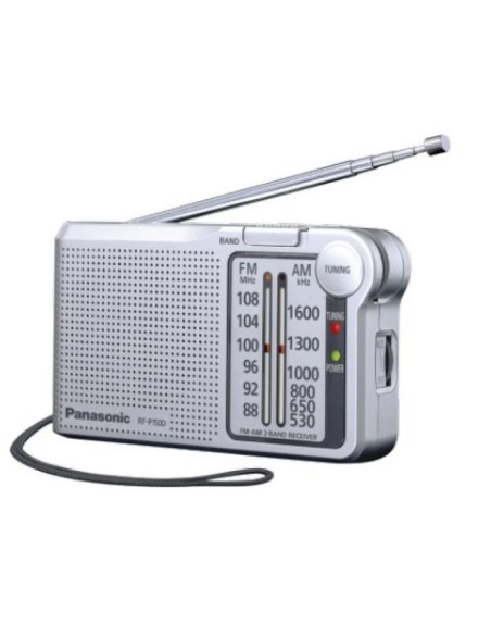 Radio panasonic rf - p150deg - s sintonizador afc color plata