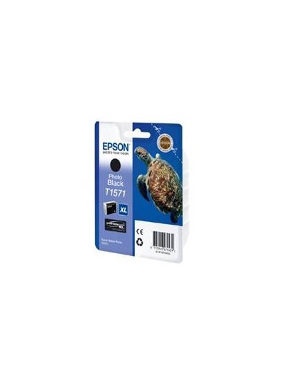Cartucho tinta epson t157140 negro foto para epson photo r3000 - c13t15714010 - tortuga