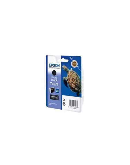 Cartucho tinta epson t157140 negro foto para epson photo r3000 - c13t15714010 - tortuga