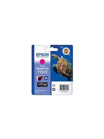 Cartucho tinta epson t157340 magenta vivo para epson photo r3000 - c13t15734010 - tortuga