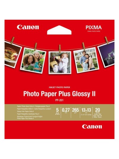 Papel canon foto pp - 201 2311b060 13x13 - 20 hojas