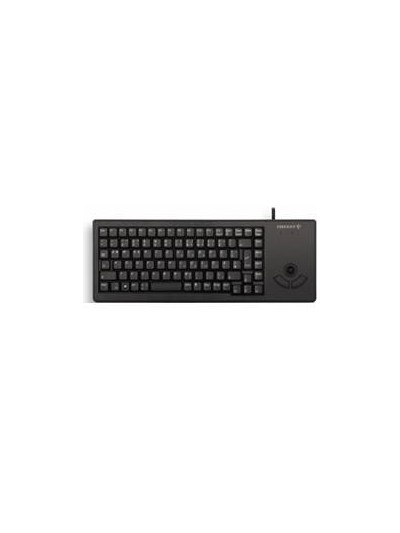 Teclado cherry xs trackball raton integrado compacto usb negro