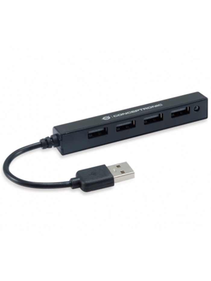 Hub usb 2.0 conceptronic hubbies05b 4 puertos Hub usb 2.0 conceptronic hubbies05b 4 puertos