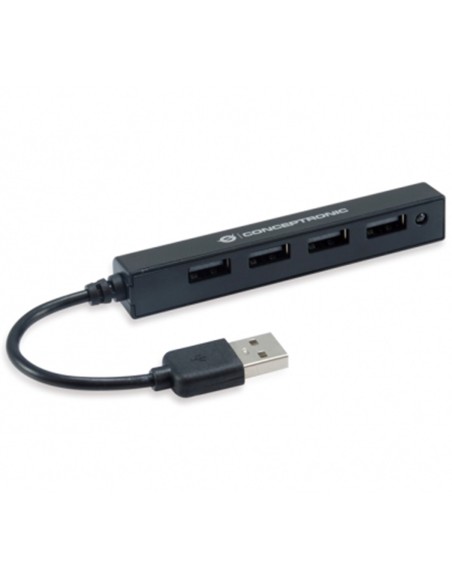 Hub usb 2.0 conceptronic hubbies05b 4 puertos