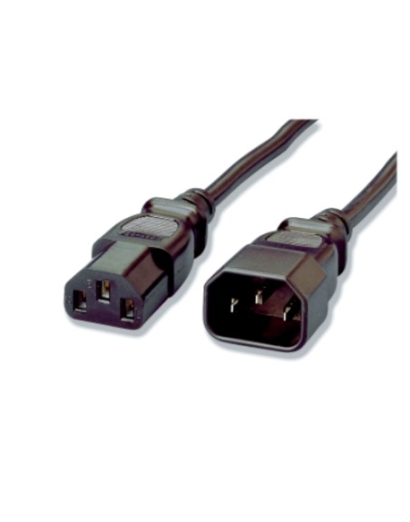 Cable alargo alimentacion equip iec macho - hembra 1.8m