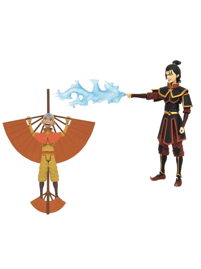 Surtido figuras diamond collection avatar the last airbender aang & azula 6 unidades action figures series 2 18 cm Surtido figuras diamond collection avatar the last airbender aang & azula 6 unidades action figures series 2 18 cm